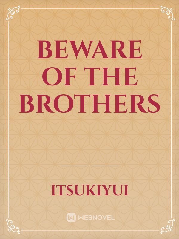 Beware of the brothers Book