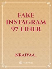 Fake Instagram 97 liner Book