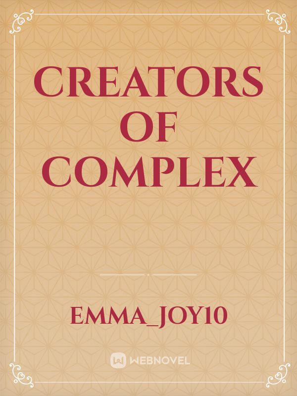 Creators of Complex Book