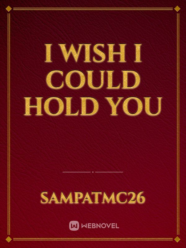 I Wish I Could Hold You Book
