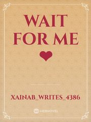 wait for me❤ Book