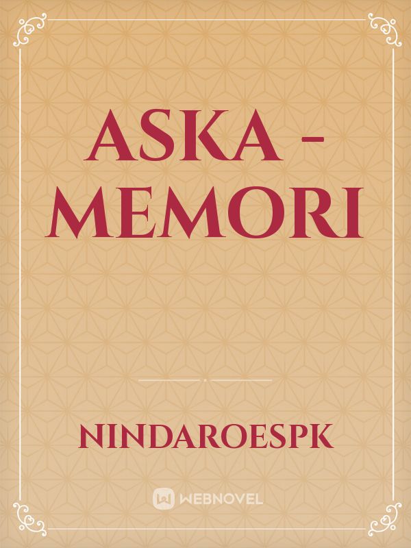 Aska - Memori Book