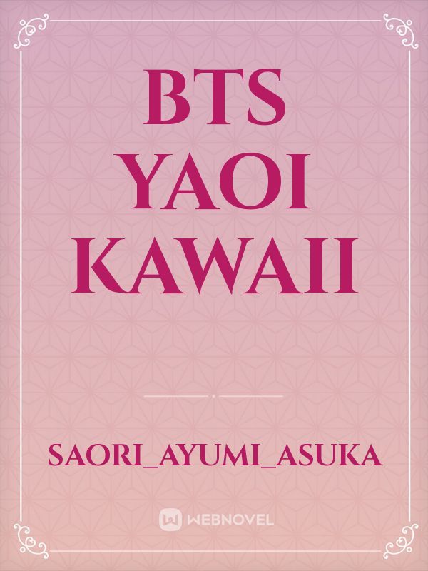 Bts Yaoi Kawaii Book