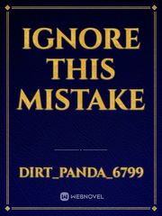 ignore this mistake Book