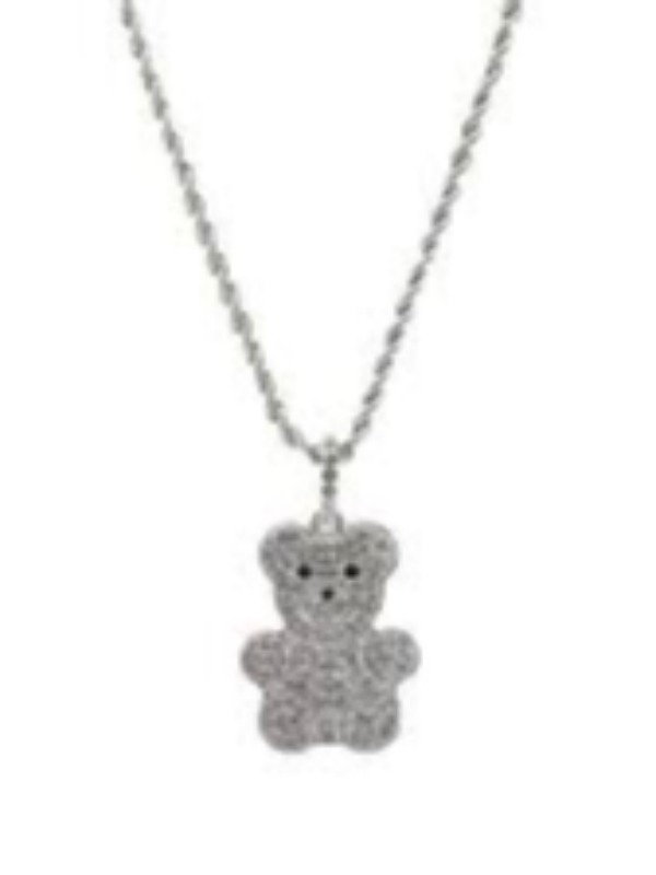 The teddy bear necklace