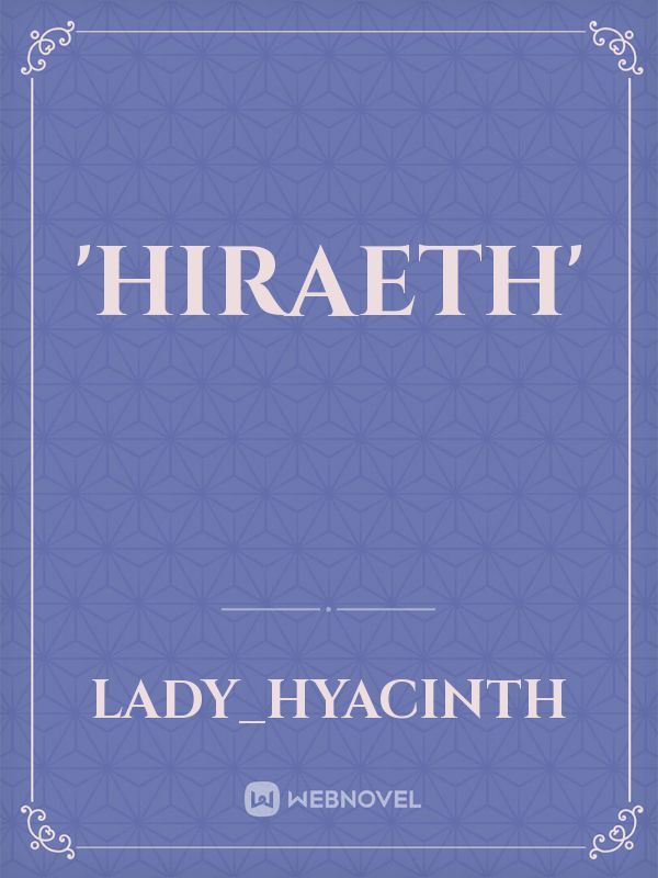 'HIRAETH' Book