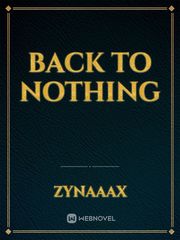 Back to nothing Book