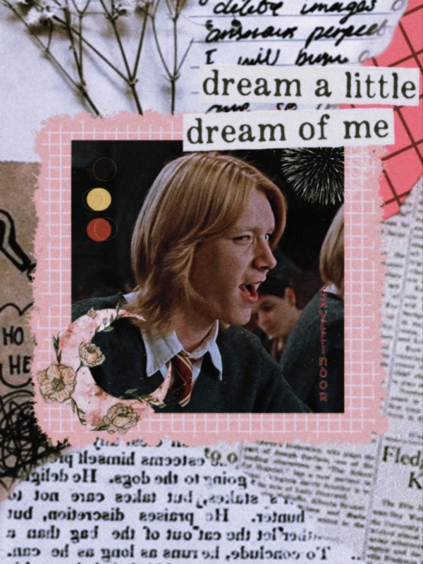 Dream a little, Dream of me (Fred Weasley X you )