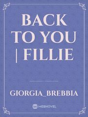 Back to you | FILLIE Book