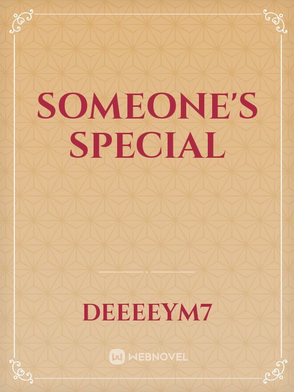 SOMEONE'S SPECIAL Book