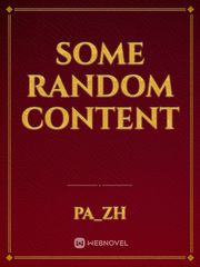 some random content Book