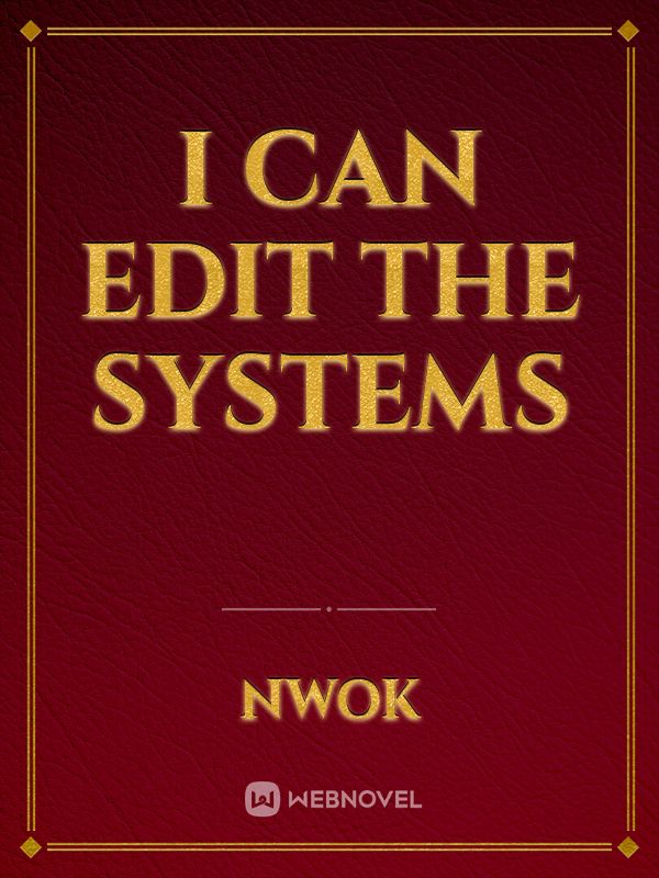 I Can Edit the Systems Book