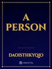 a person Book
