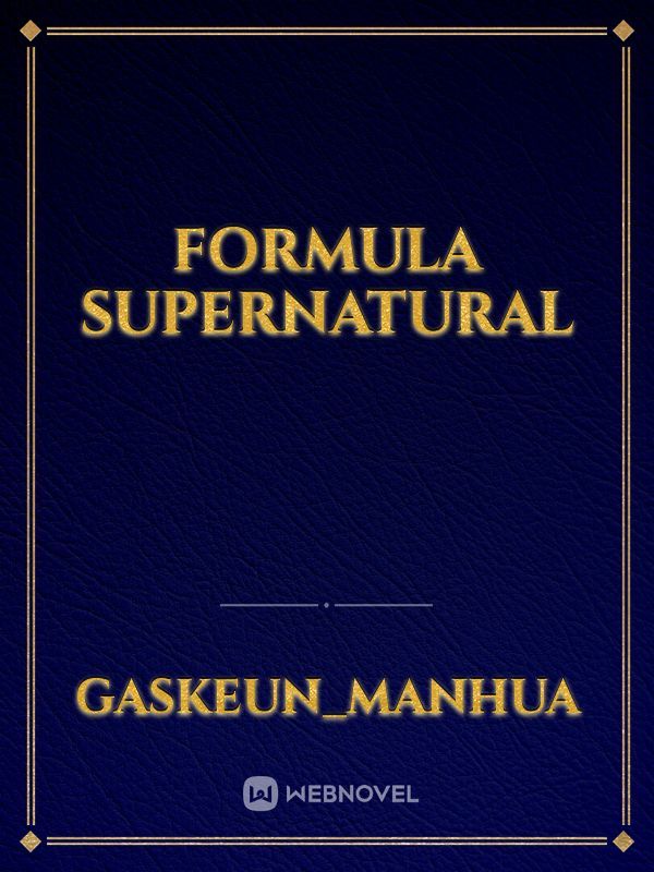 Formula Supernatural Book