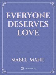 Everyone deserves love Book