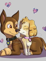 Paw Patrol: Skye x Chase: the story Book