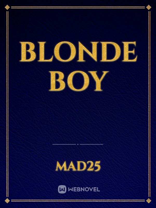 Blonde boy Book