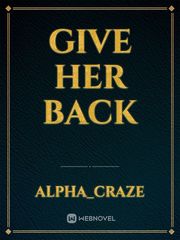 Give her back Book