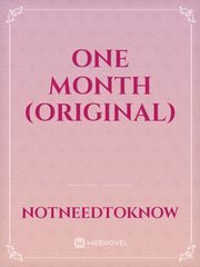 One Month (Original) Book