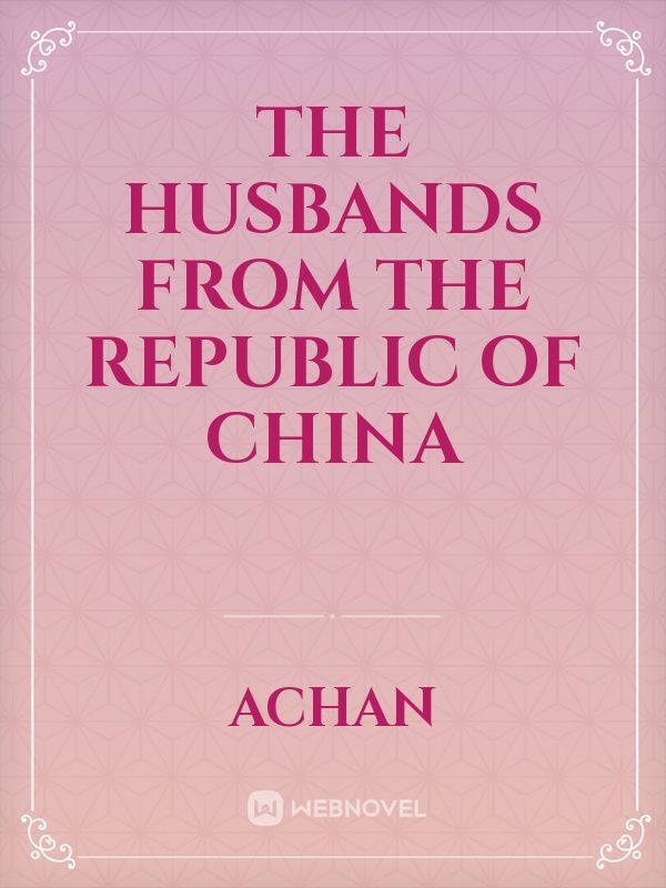 The Husbands from the Republic of China Book