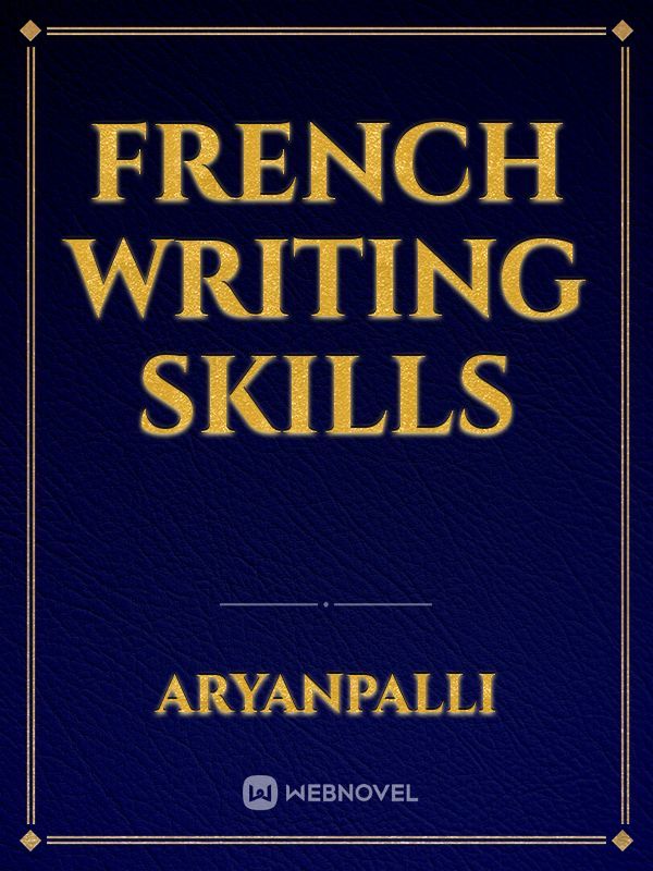 French writing skills