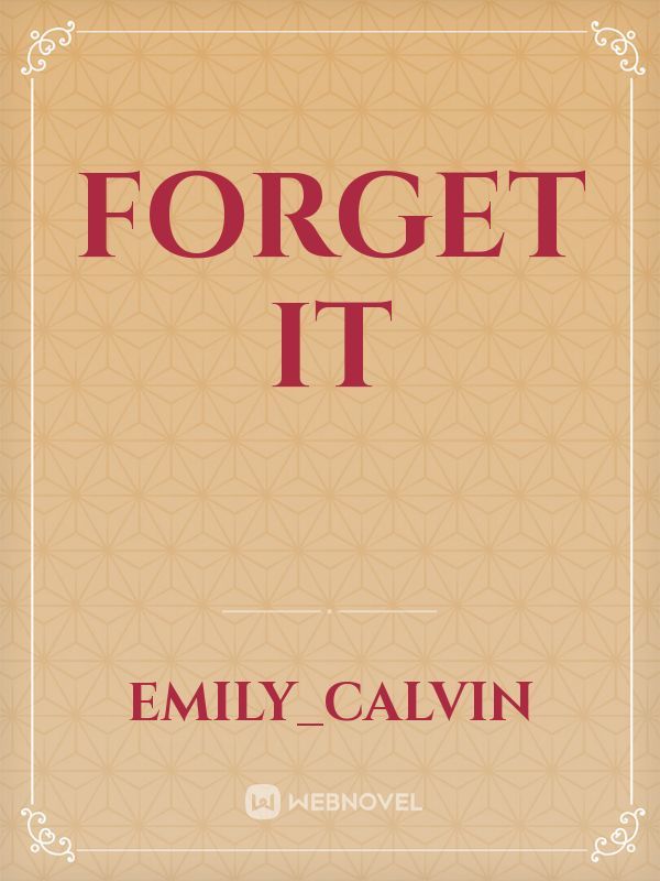 Forget It Book
