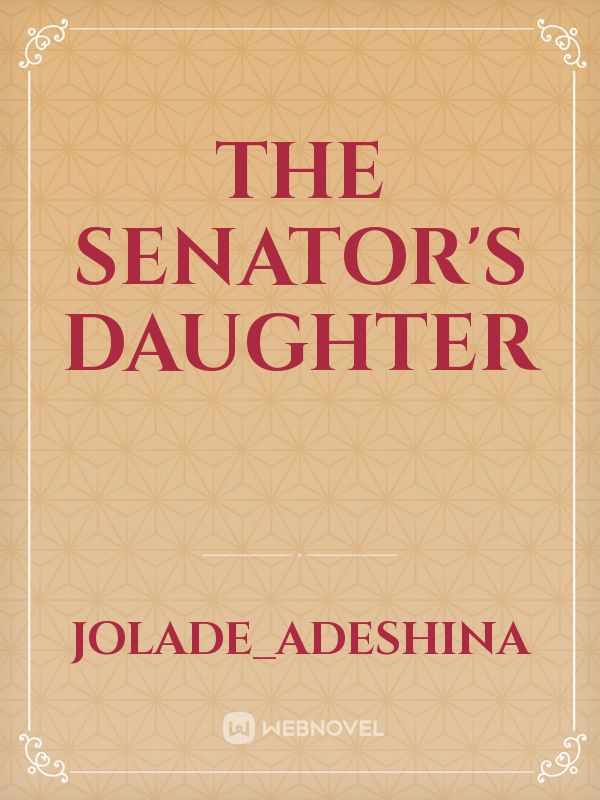 The senator's daughter Book