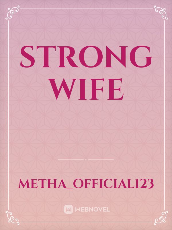 strong wife Book