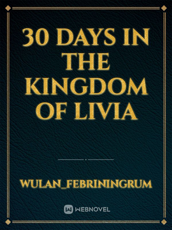 30 days in the kingdom of livia Book