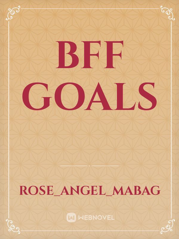BFF GOALS Book