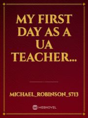 My first day as a UA teacher... Book