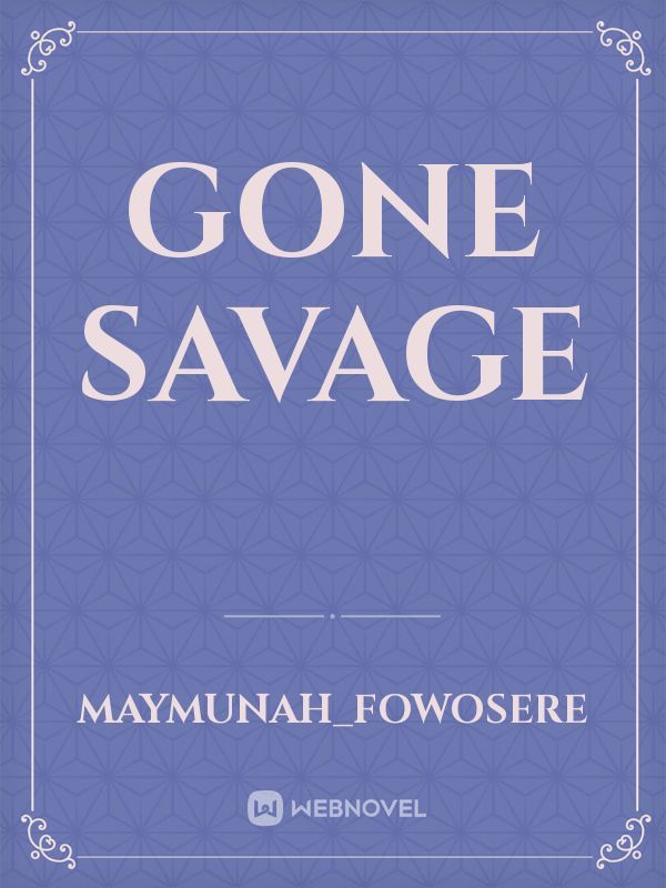 Gone Savage Book