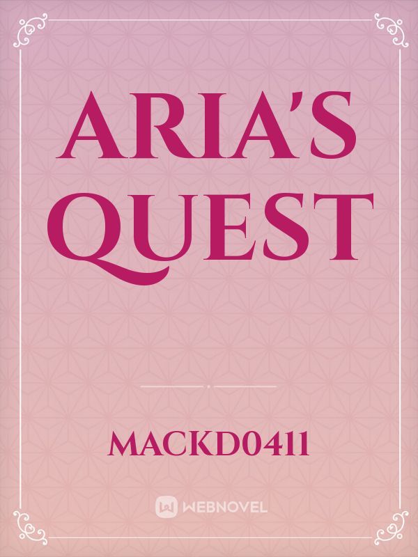 Aria's Quest Book