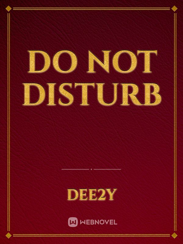 Do Not Disturb Book