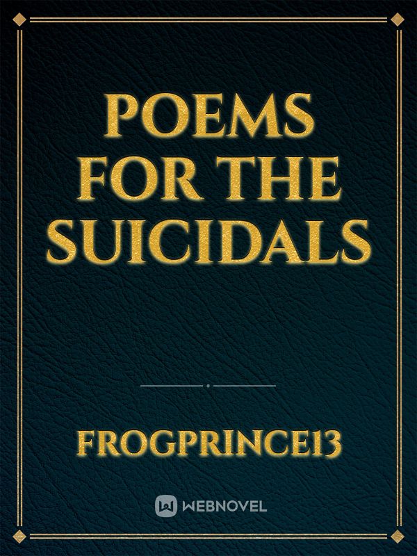 Poems for the suicidals Book
