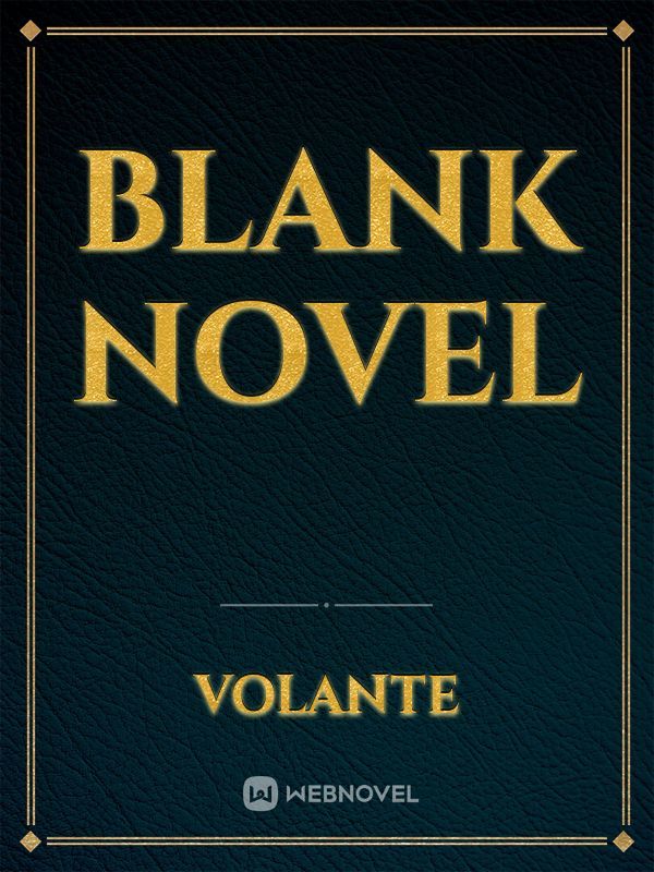 Blank novel