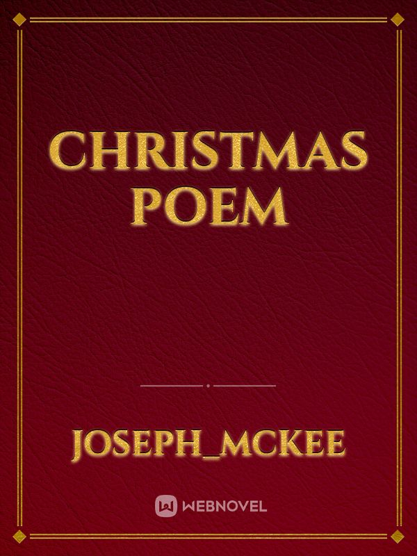 Christmas poem Book