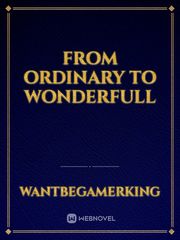 from ordinary to wonderfull Book
