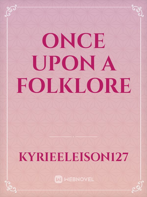 Once Upon A Folklore Book