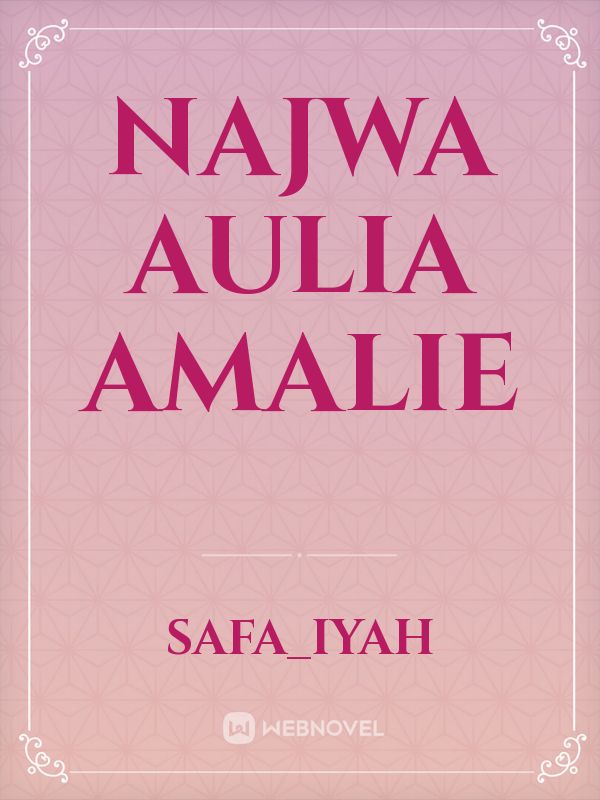 Najwa Aulia amalie Book