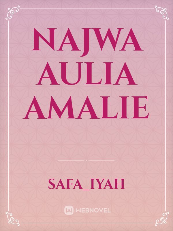 Najwa Aulia amalie