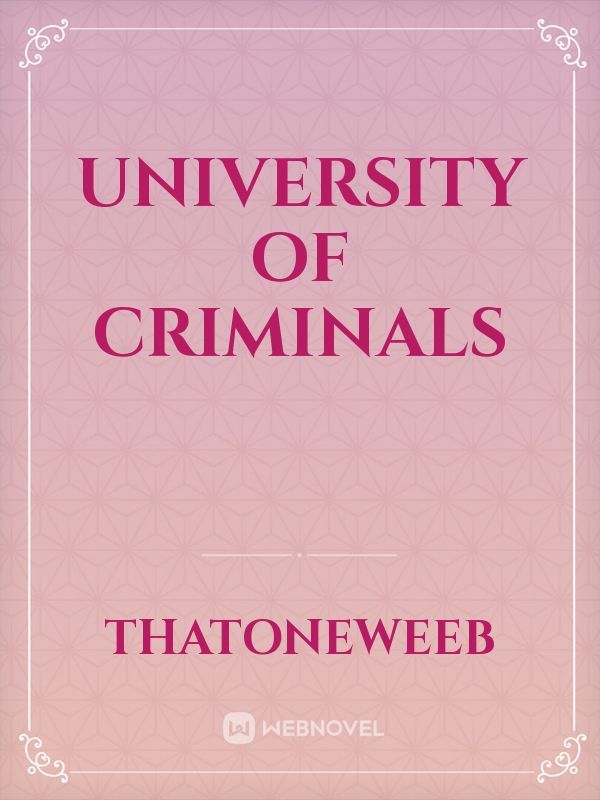 University of criminals