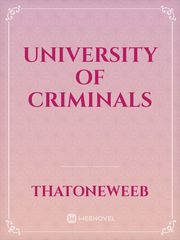 University of criminals Book