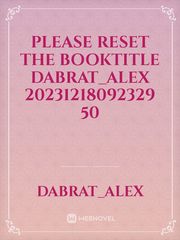 please reset the booktitle dabrat_alex 20231218092329 50 Book