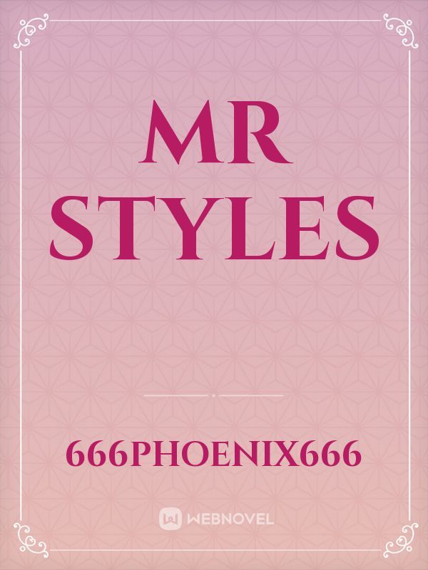 Mr Styles Book