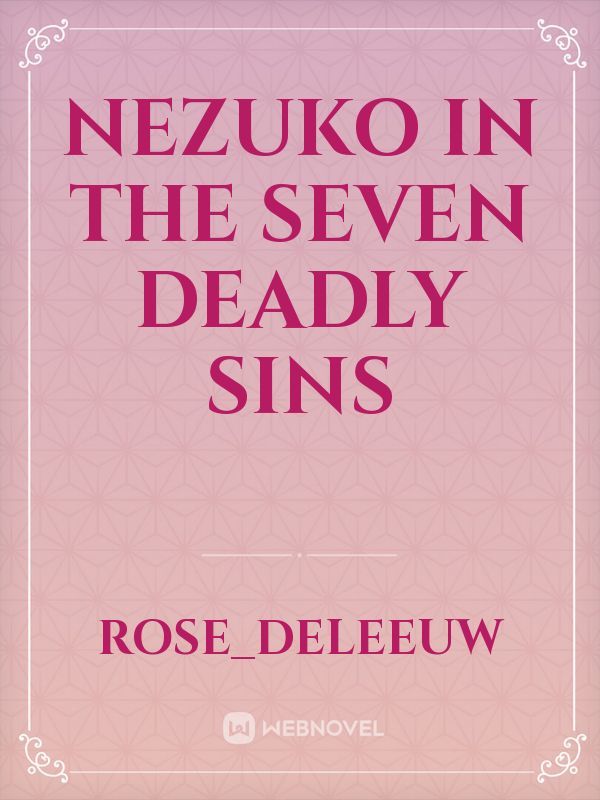 Nezuko in the seven deadly sins Book