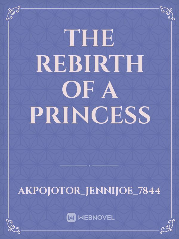 The rebirth of a princess Book