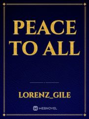 Peace to all Book