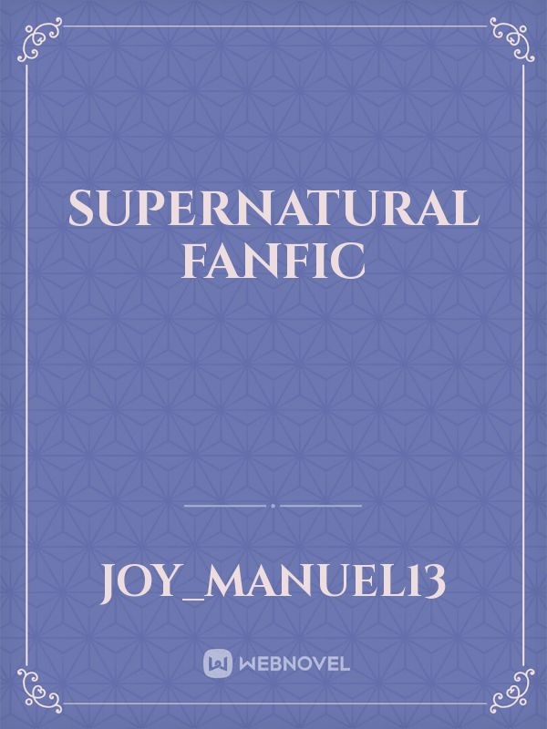 Supernatural fanfic Book