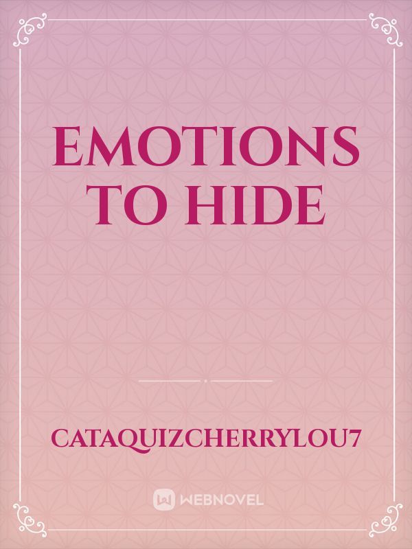 Emotions to Hide Book